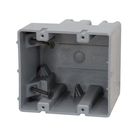 2 gang outlet electrical box home depot|2 gang outlet box dimensions.